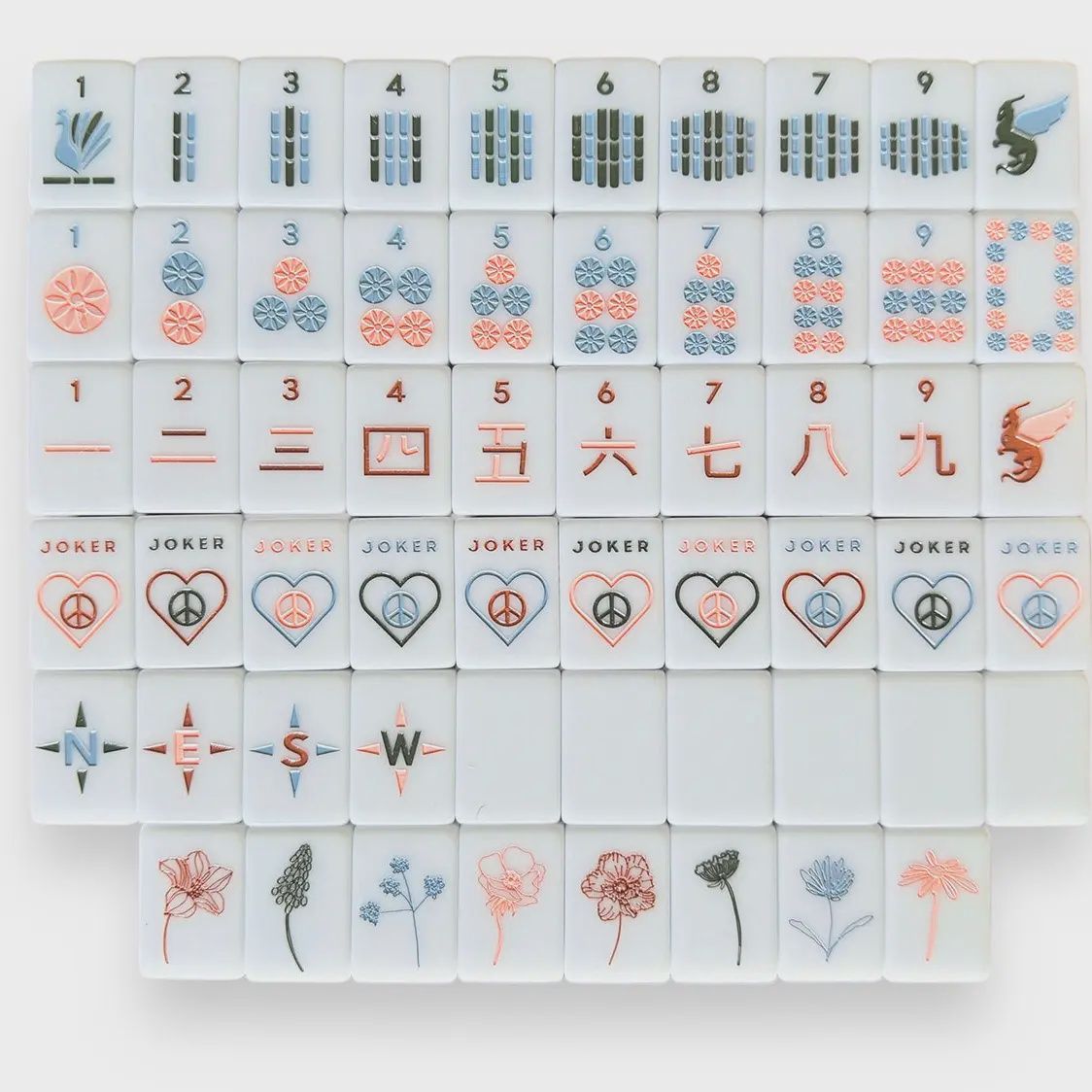 Desert Dreams Tiles - Mahjong Set