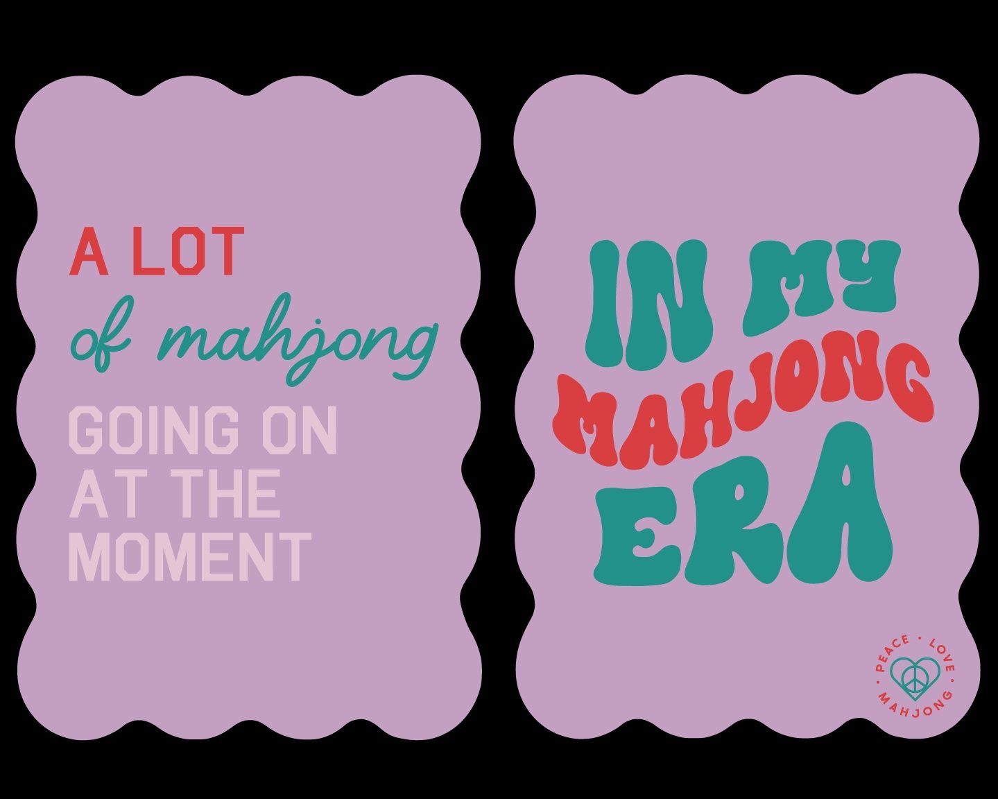 Mahjong Tile Shufflers, Color: In My Mahjong Era - A Lot Of Mahjong Going On
