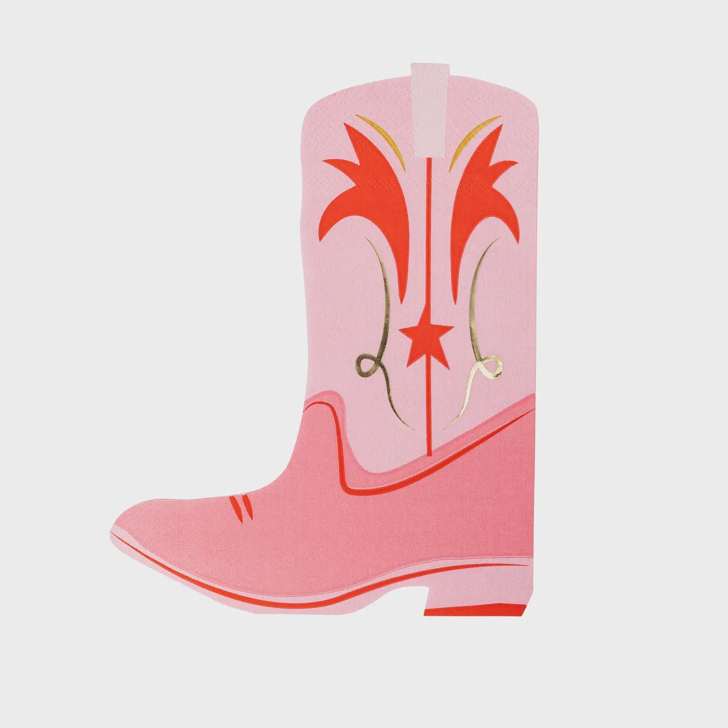 Boot Shaped Paper Dinner Napkins