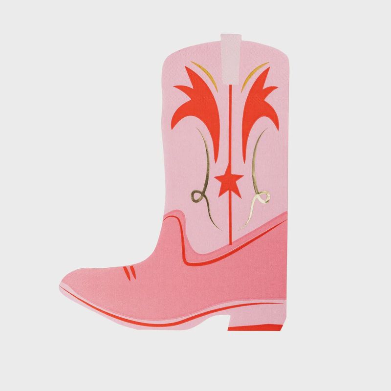 Boot Shaped Paper Dinner Napkins