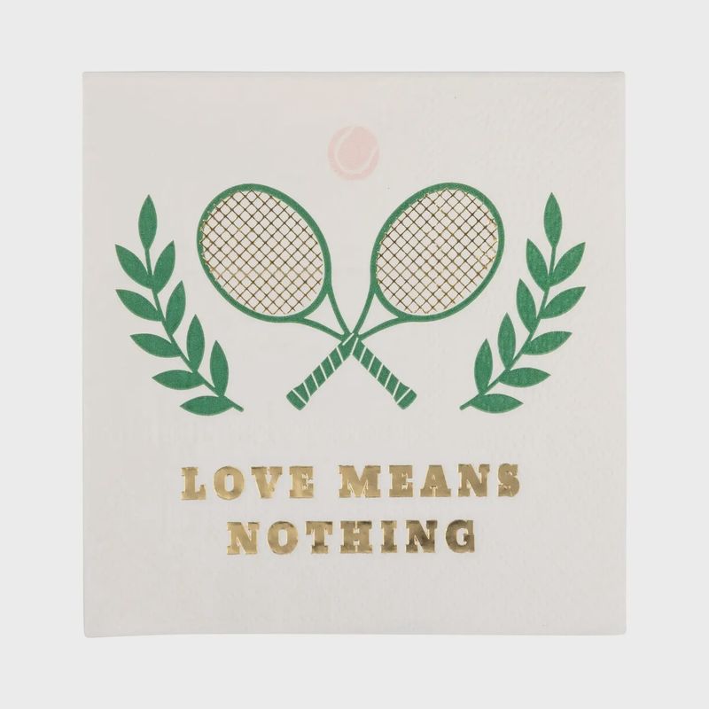 “Love Means Nothing” Tennis Napkins