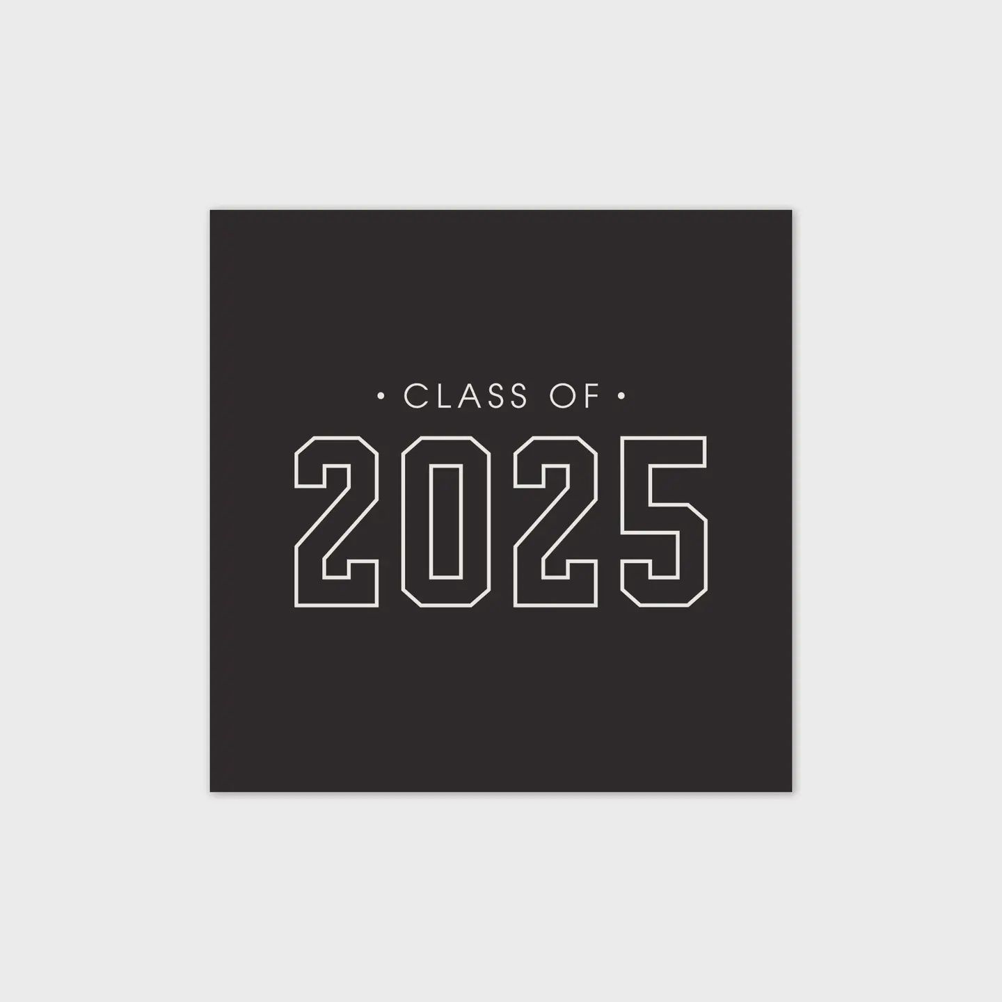 Class of 2025 Cocktail Napkin