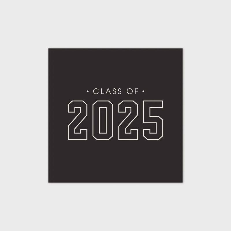 Class of 2025 Cocktail Napkin