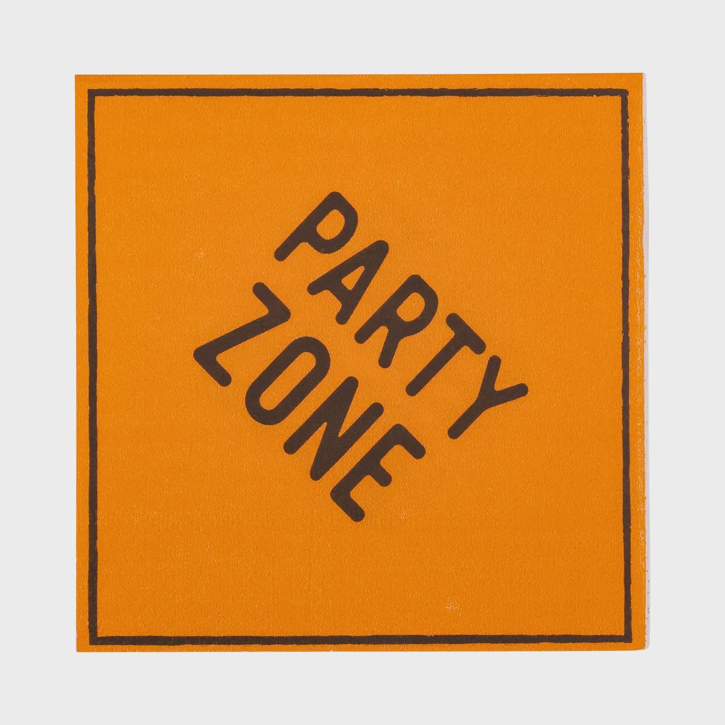 Construction Sign Cocktail Napkin