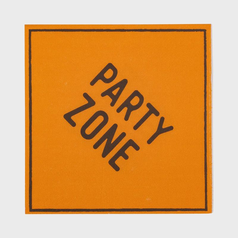 Construction Sign Cocktail Napkin