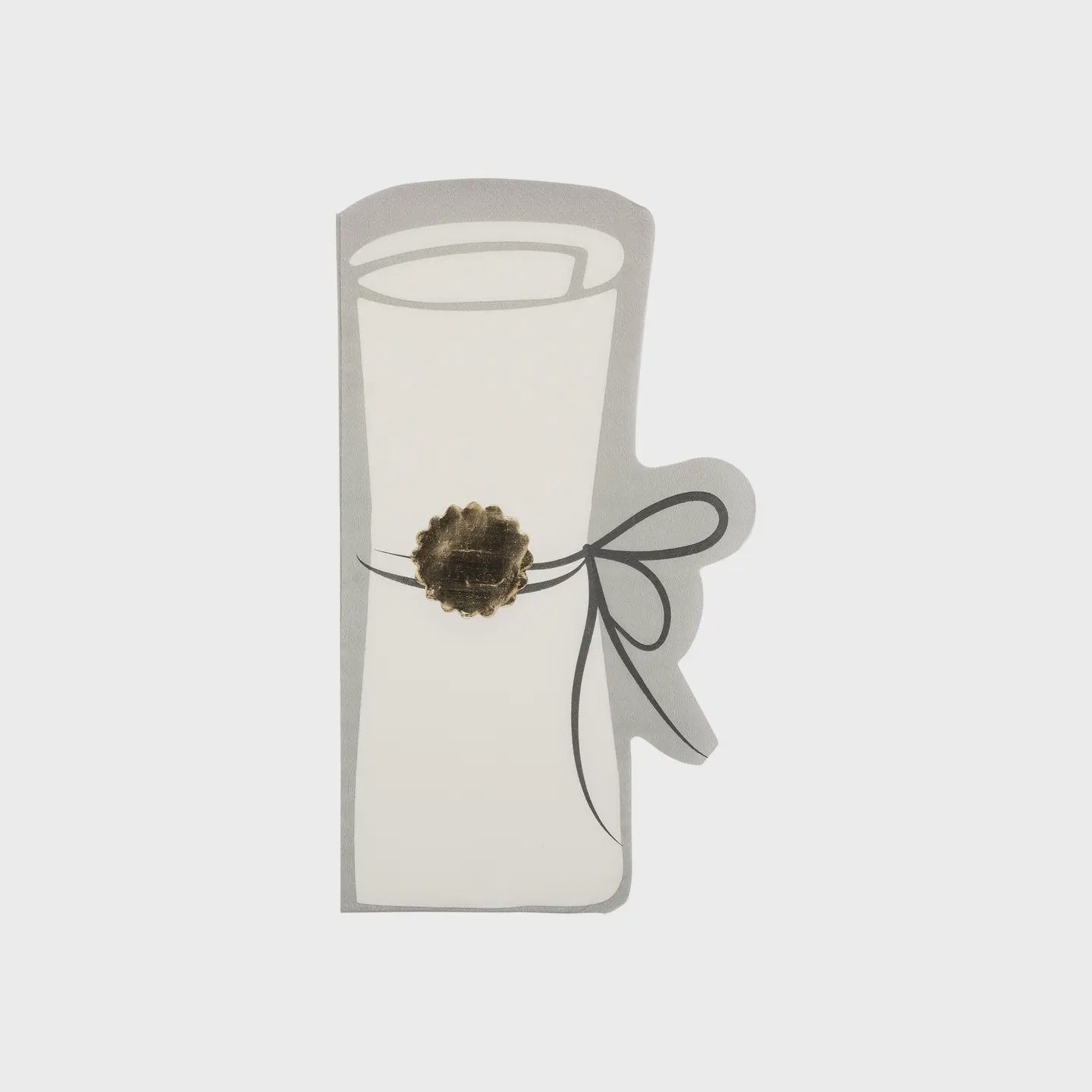 Diploma Shaped Paper Dinner Napkin
