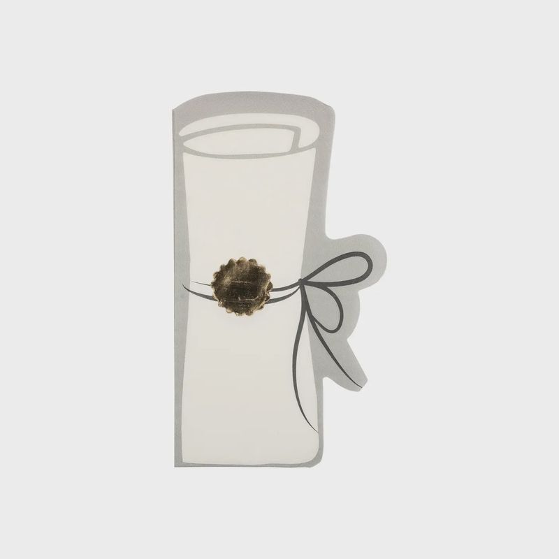 Diploma Shaped Paper Dinner Napkin