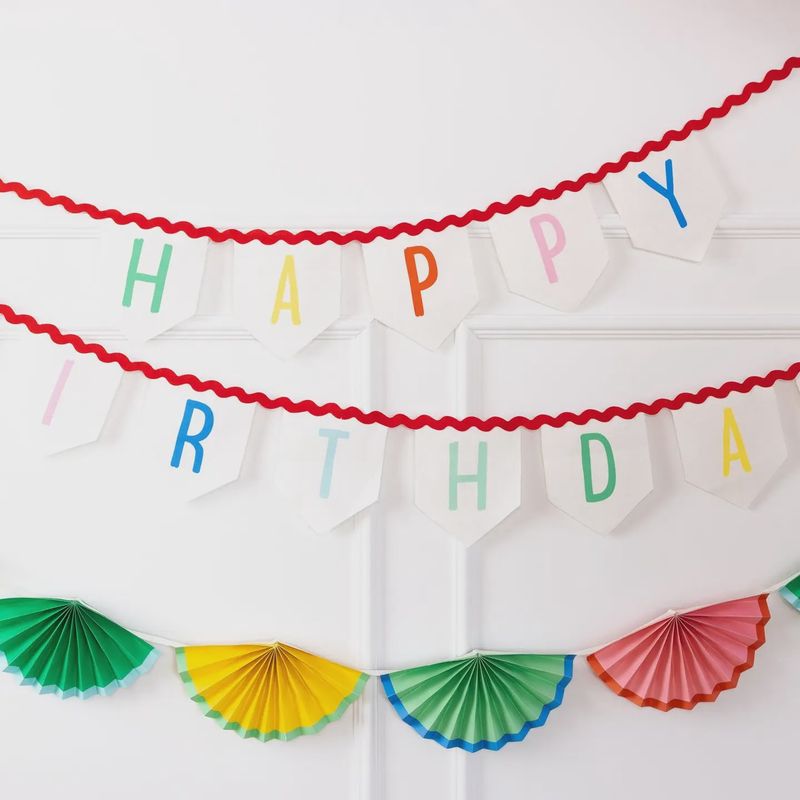 Happy Birthday Felt Banner