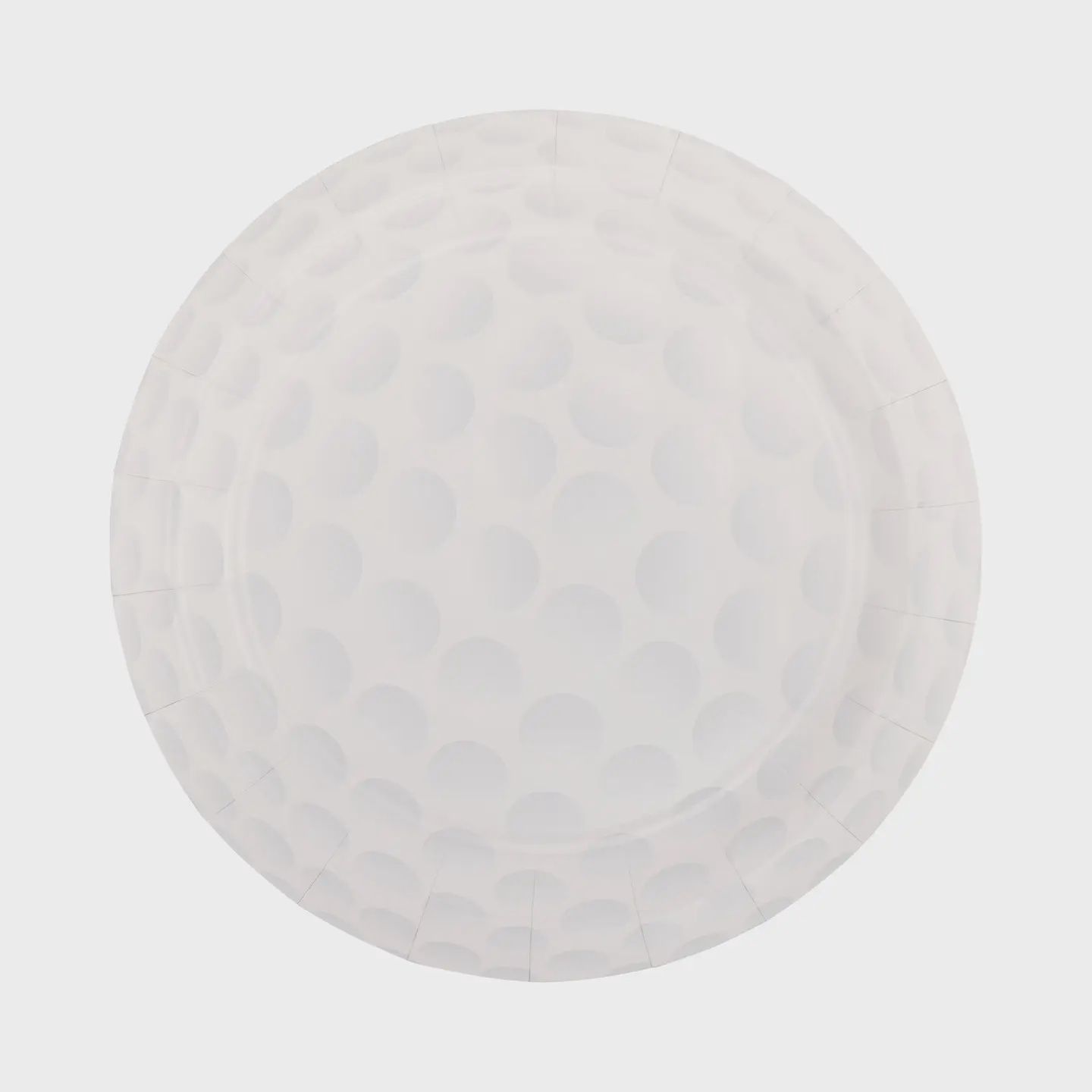 Golf Ball Paper Plate