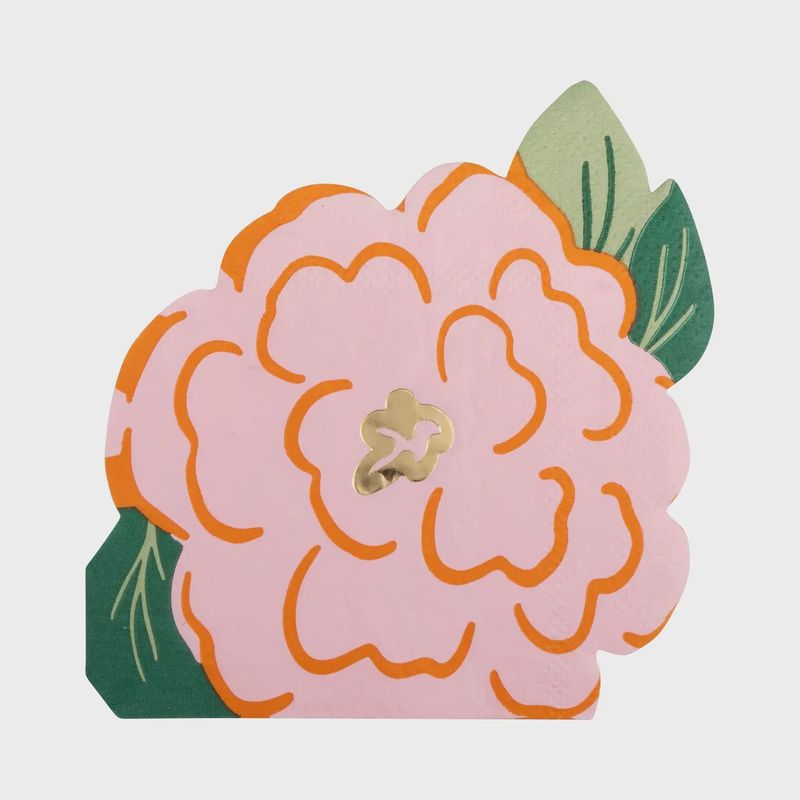 Flower Cocktail Napkin