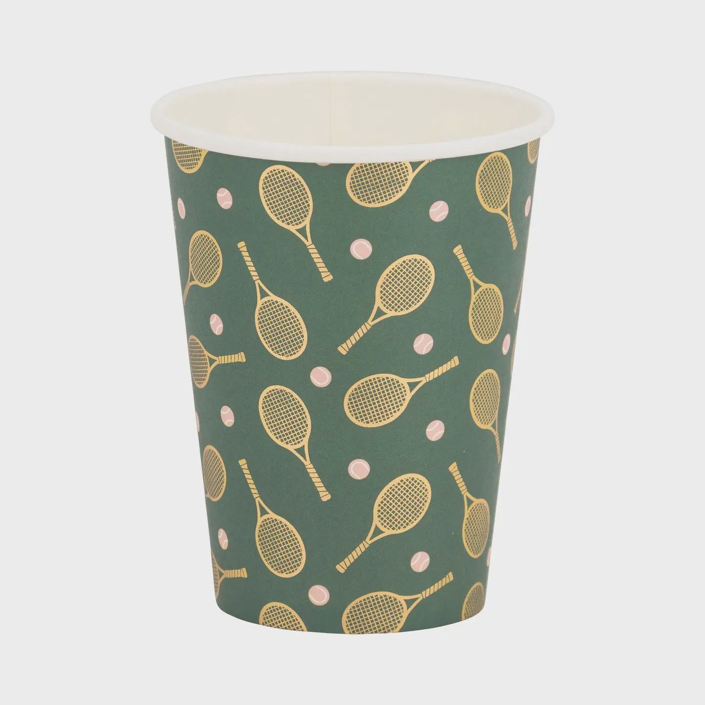 Tennis Racket Paper Cups