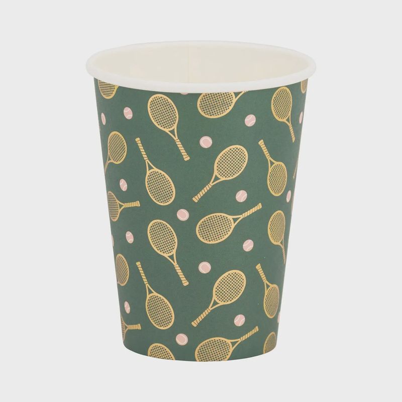 Tennis Racket Paper Cups
