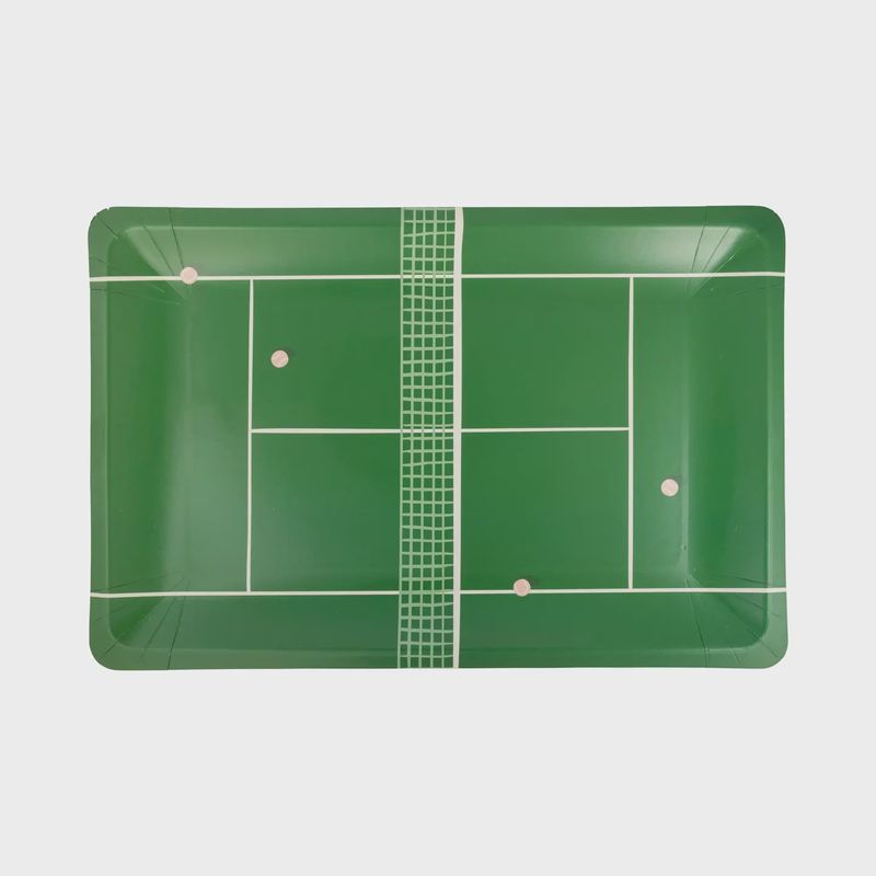 Tennis Court Plates