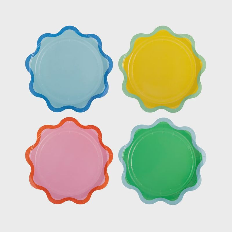 Ric Rac Edge Dessert Plates