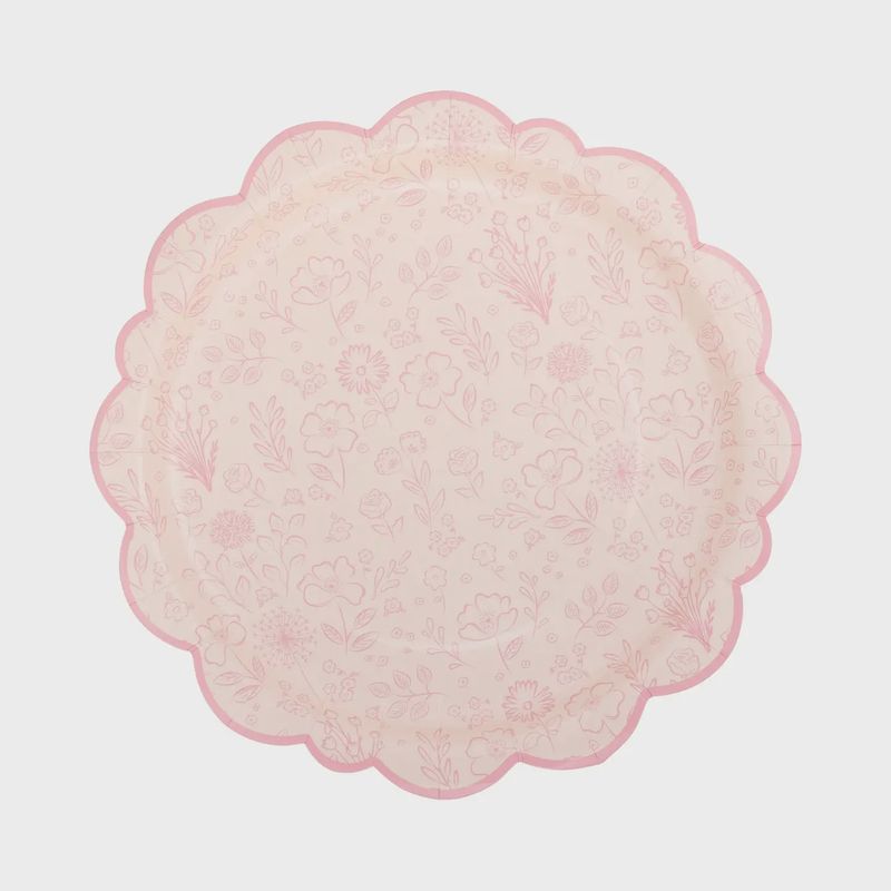 Pembroke Pink Floral 10&quot; Plates