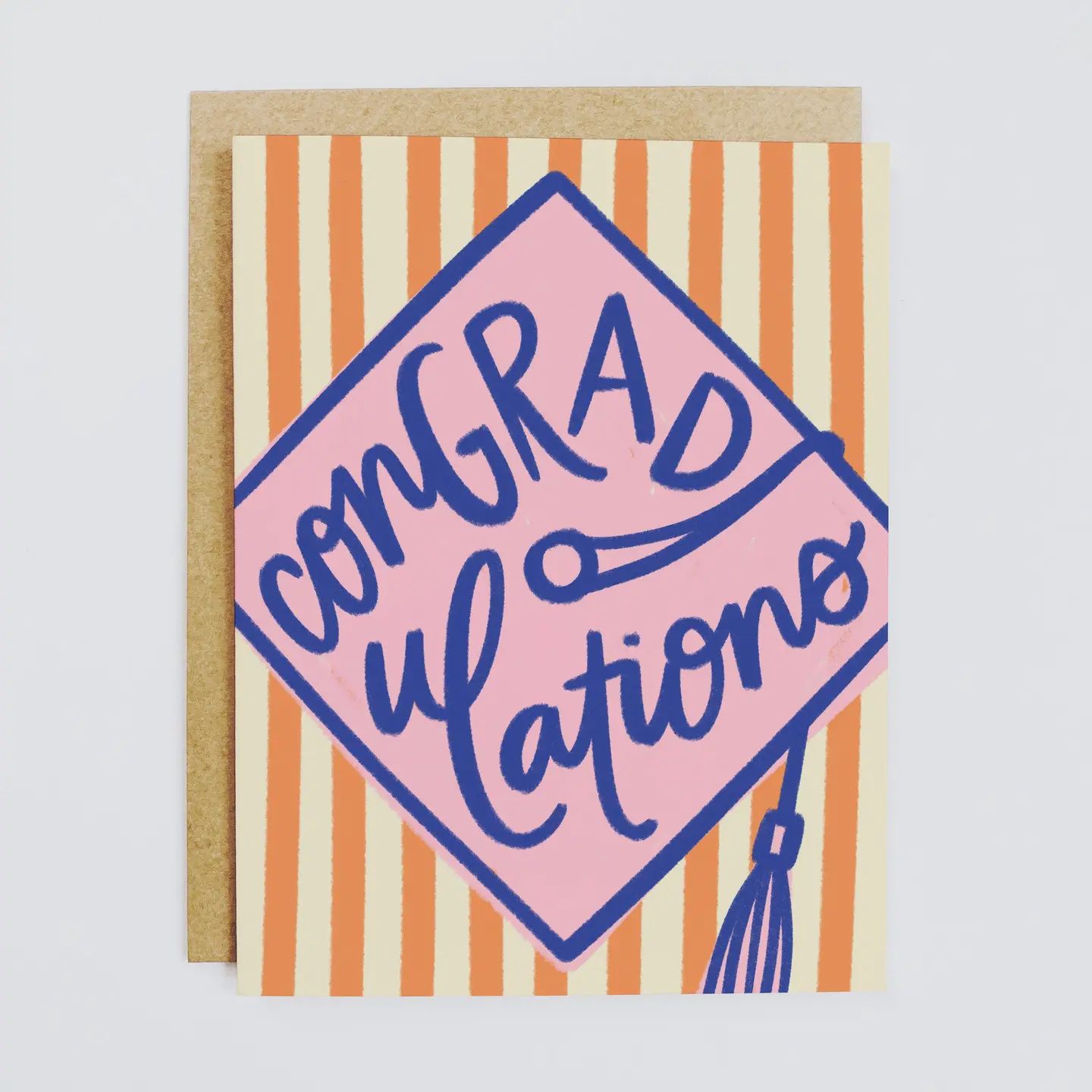 Con-grad-ulations Grad Cap Card