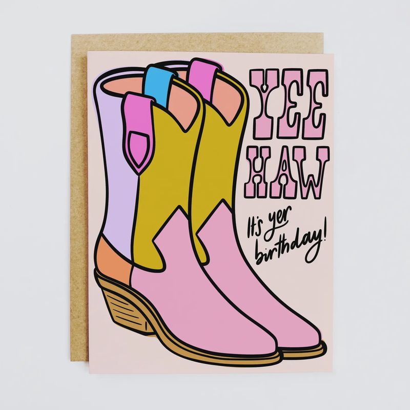 Yee Haw It&#39;s Yer Birthday Card
