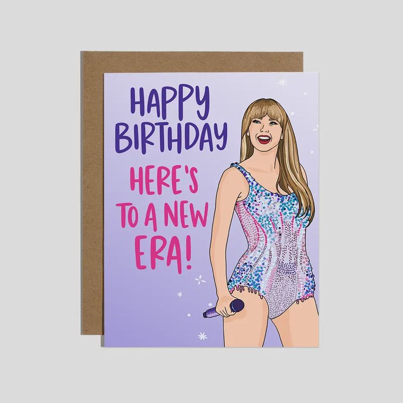 Here&#39;s To A New Era Birthday Card