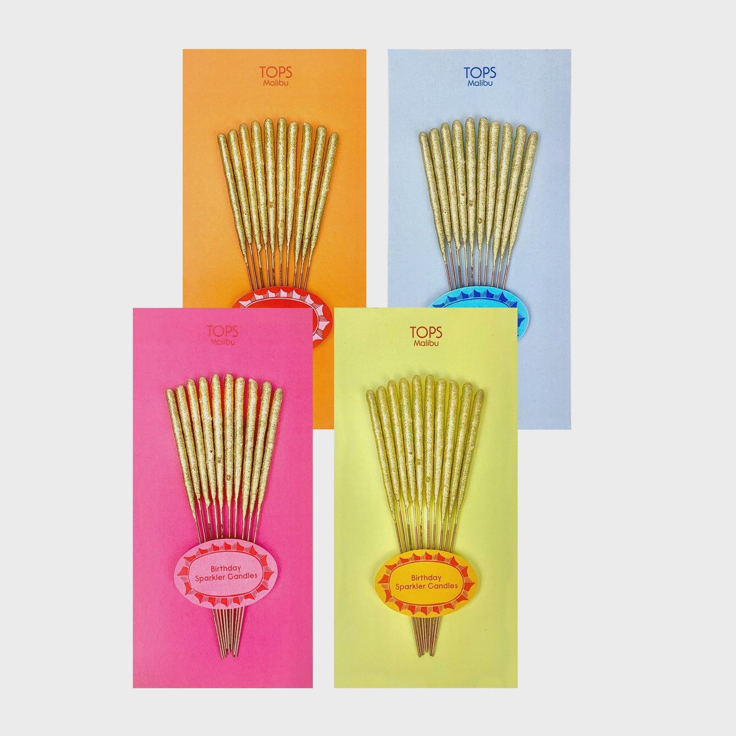 Mini 4&quot; Gold Sparkler Candles