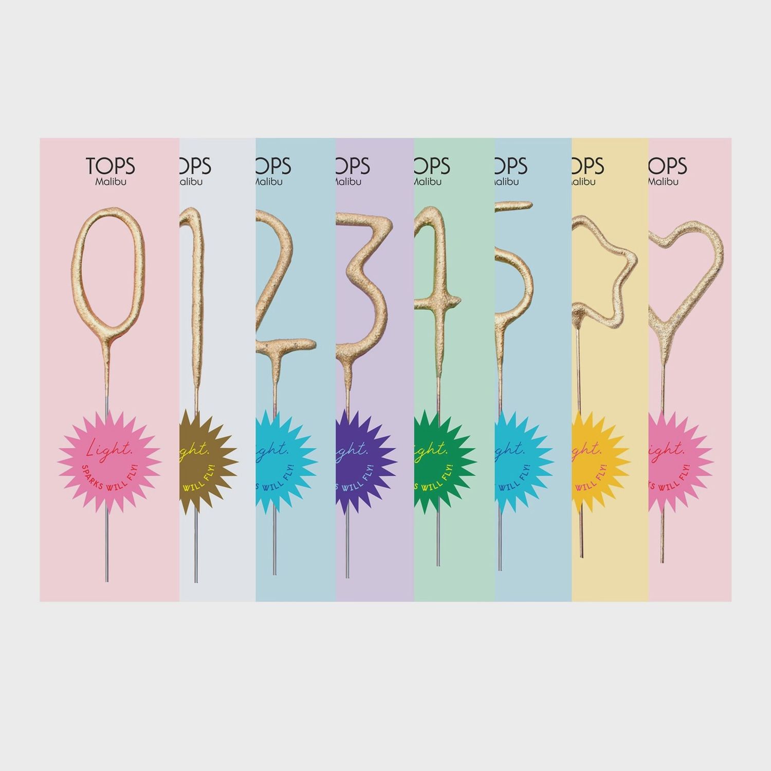Single Mini Gold Sparkler