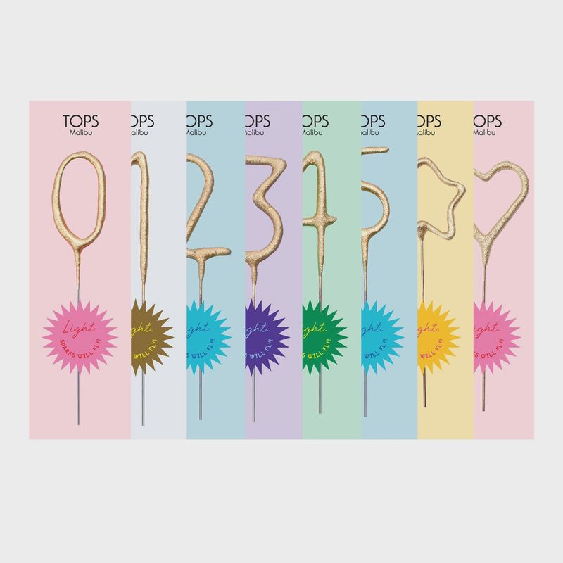 Single Mini Gold Sparkler