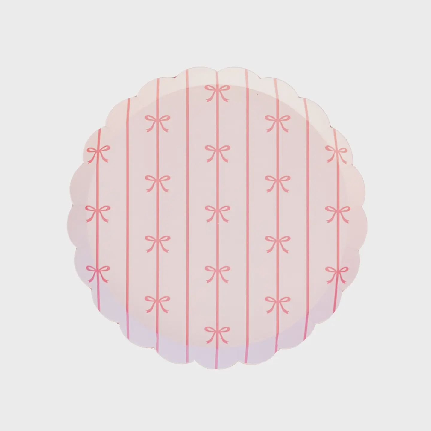 BOW SMALL PLATES, Color: PETAL PINK