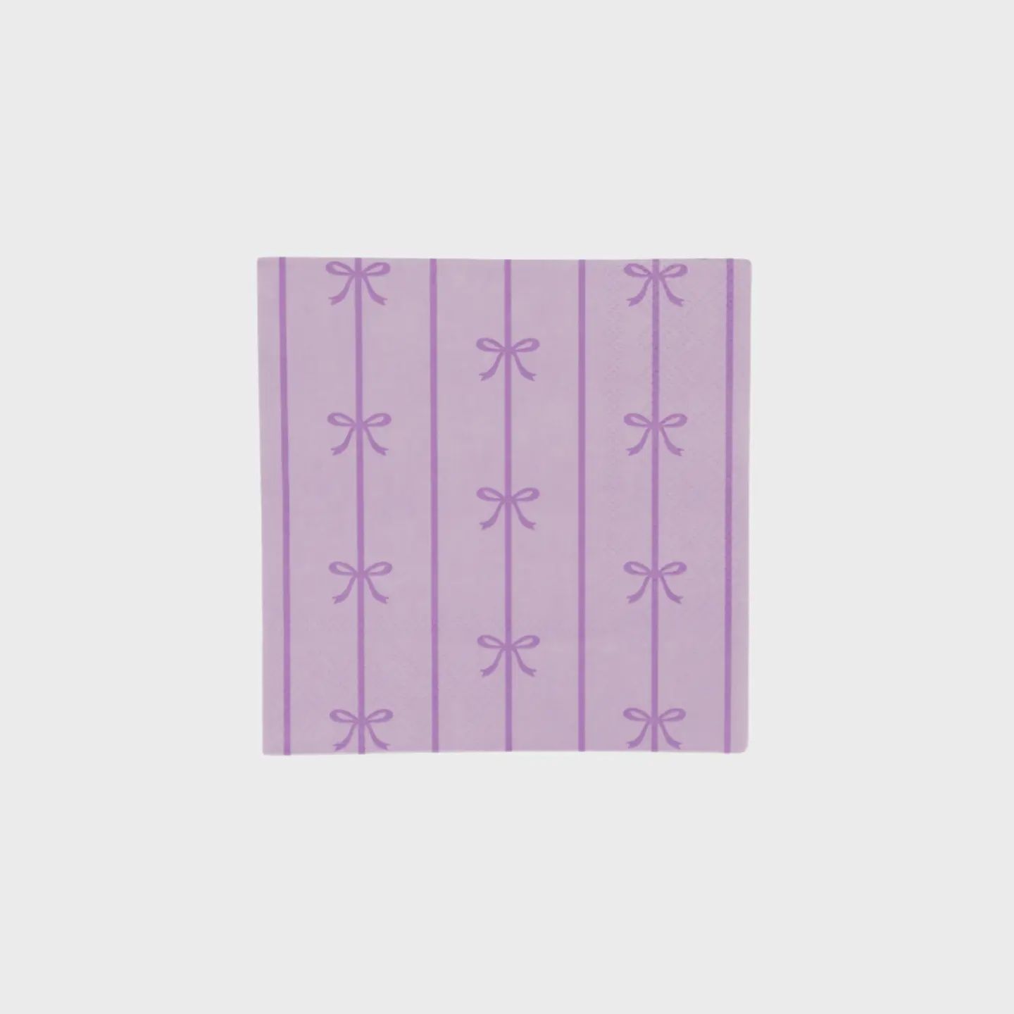 BOW SMALL NAPKINS, Color: LE LILAC