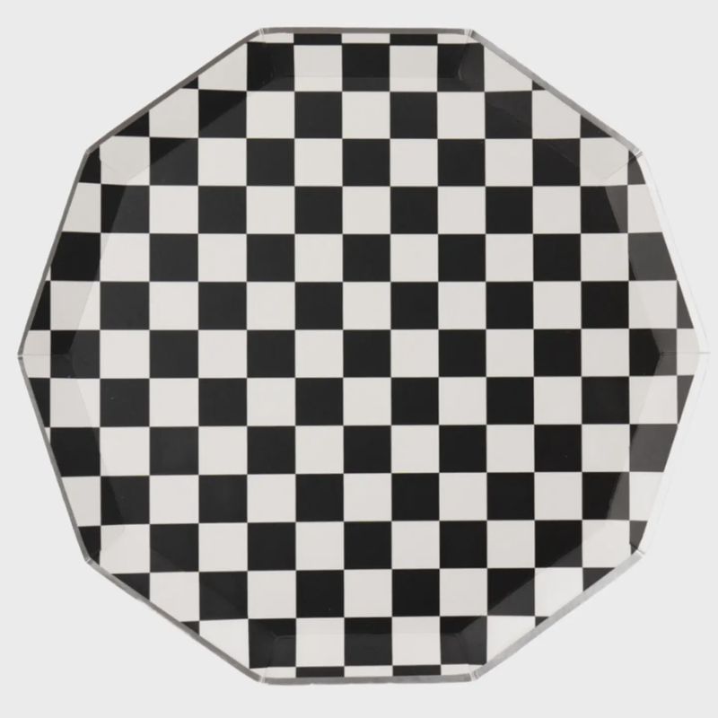 CHECKER DINNER PLATES