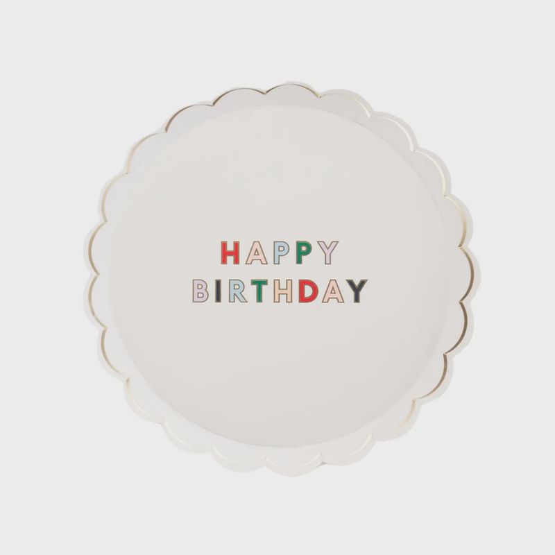 HAPPY BIRTHDAY SMALL PLATE