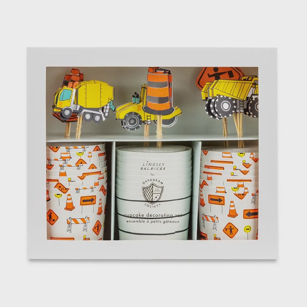 Under Construction Cupcake Decorating Set