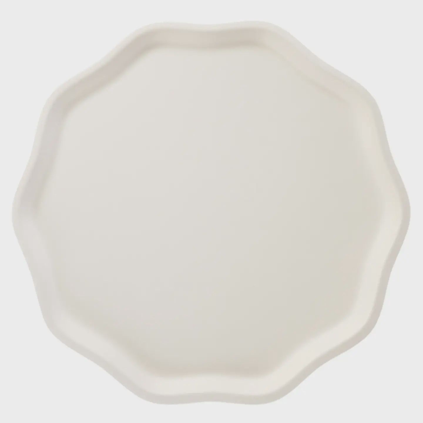 COMPOSTABLE DINNER PLATES, Color: FRENCH CRÈME