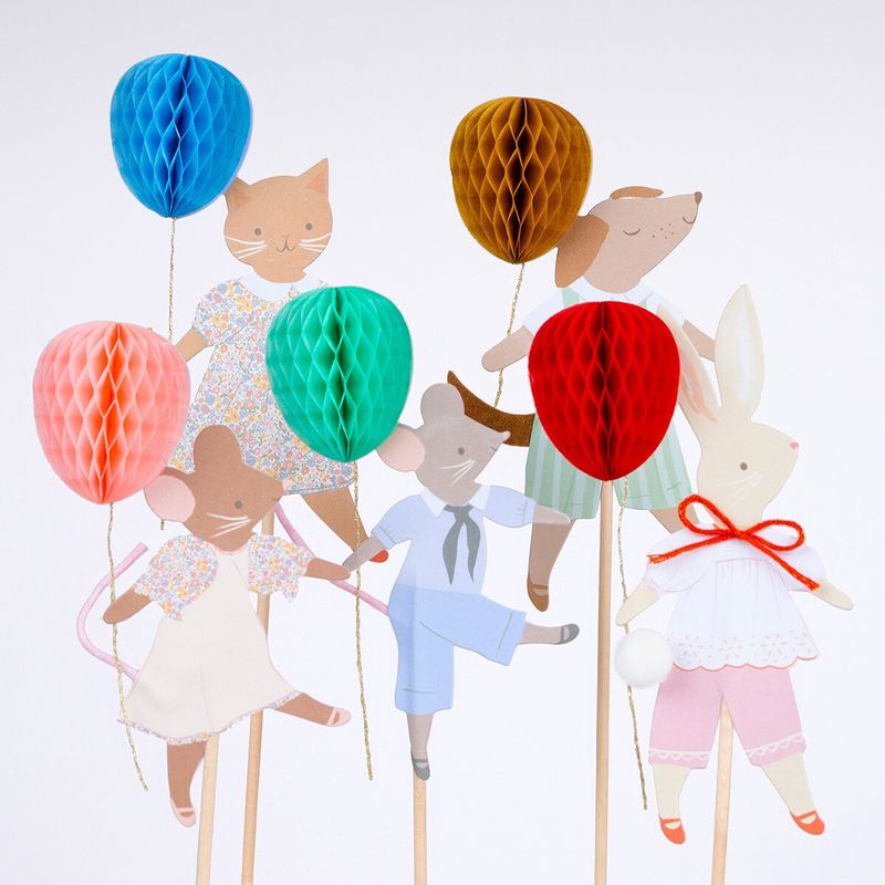 Animal Friends Cake Toppers