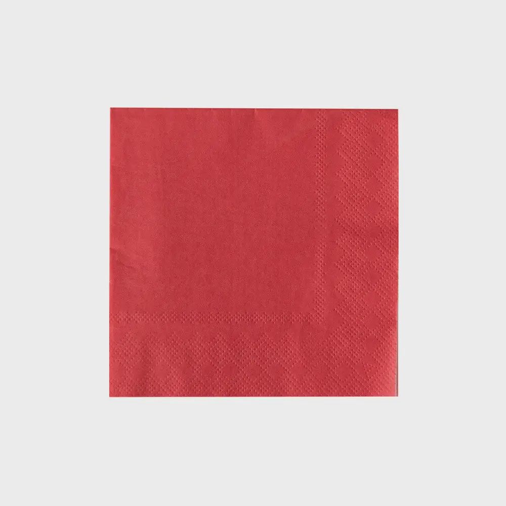 Shades Cocktail Napkins, Color: Cherry