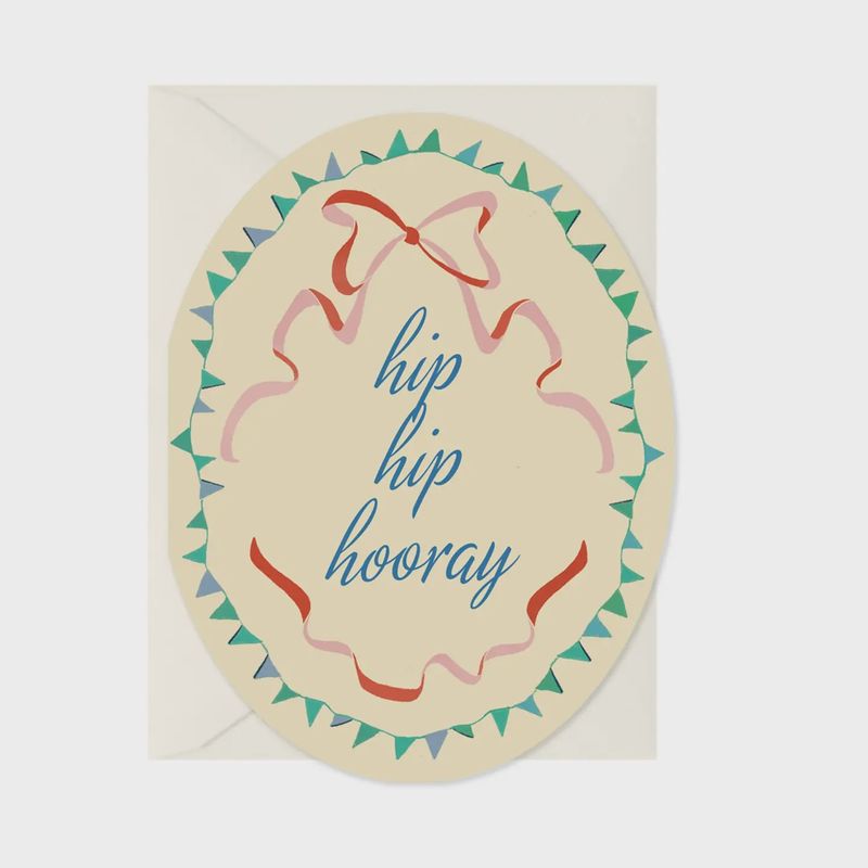 Hip Hip Hooray Greeting Card