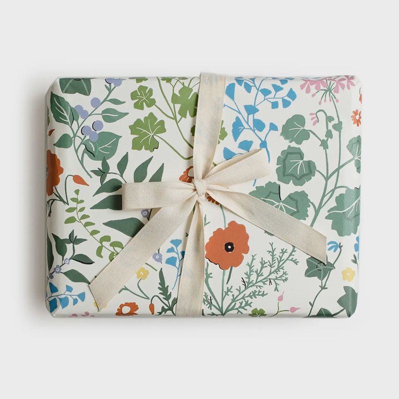 Primary Garden Gift Wrap Roll