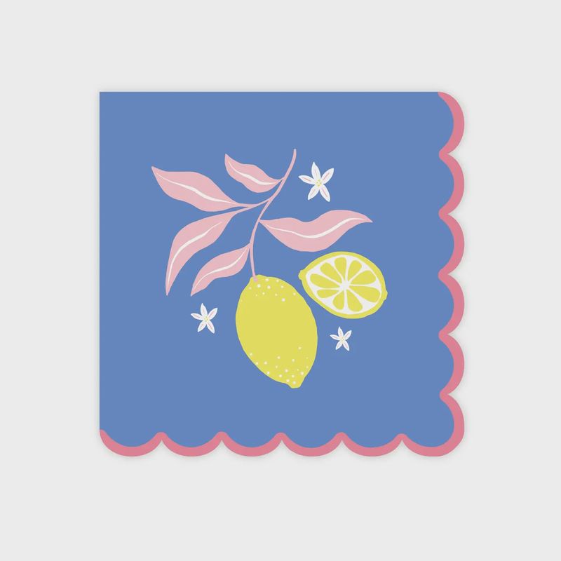 LEMON ZEST LARGE NAPKINS
