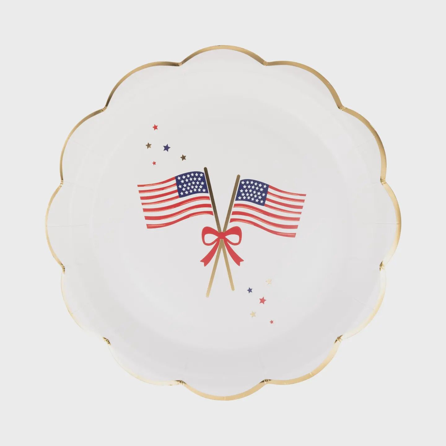 Flags Round Plate