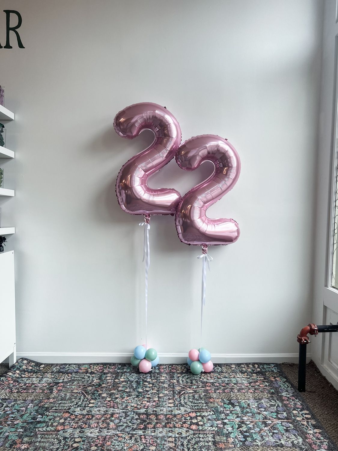 Helium Number Balloon