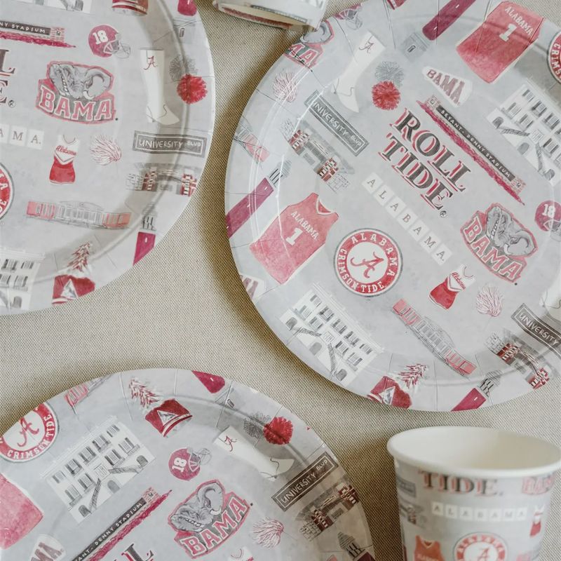 The University of Alabama Paper Plates