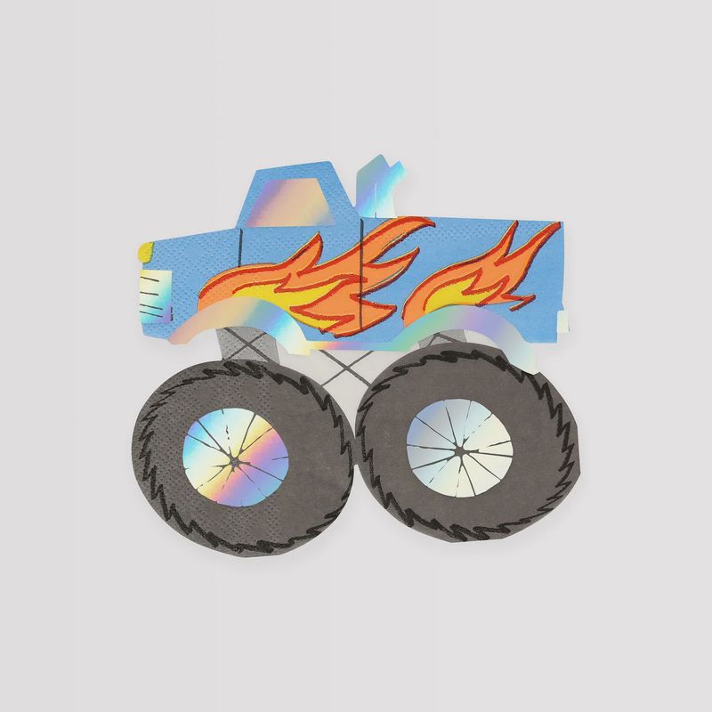 Monster Truck Napkins