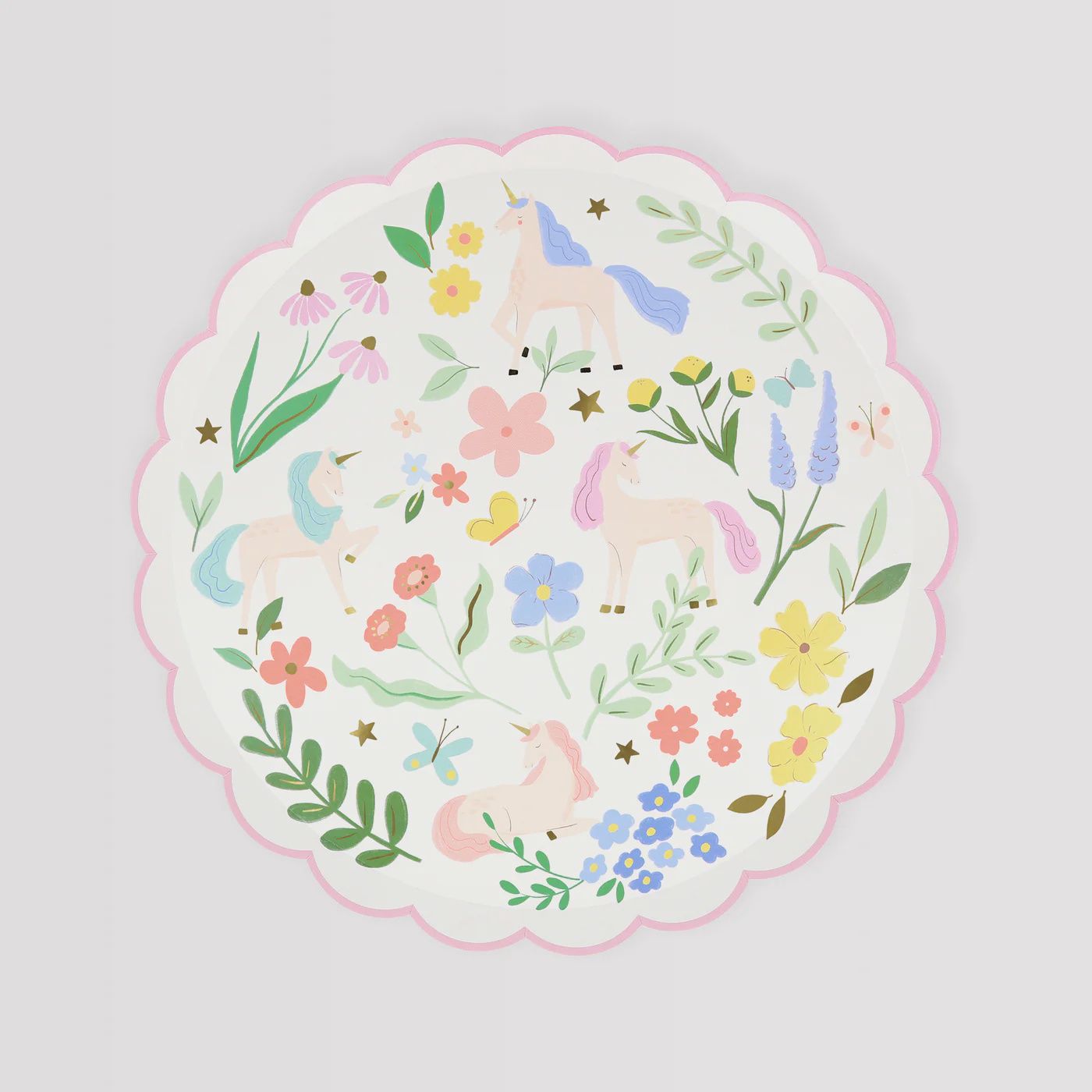 Meadow Unicorns Side Plates
