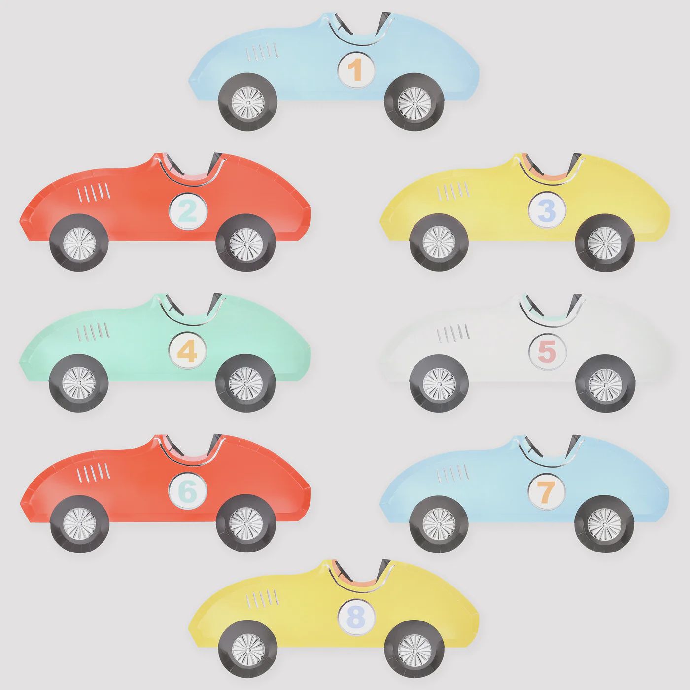 Race Car Plates