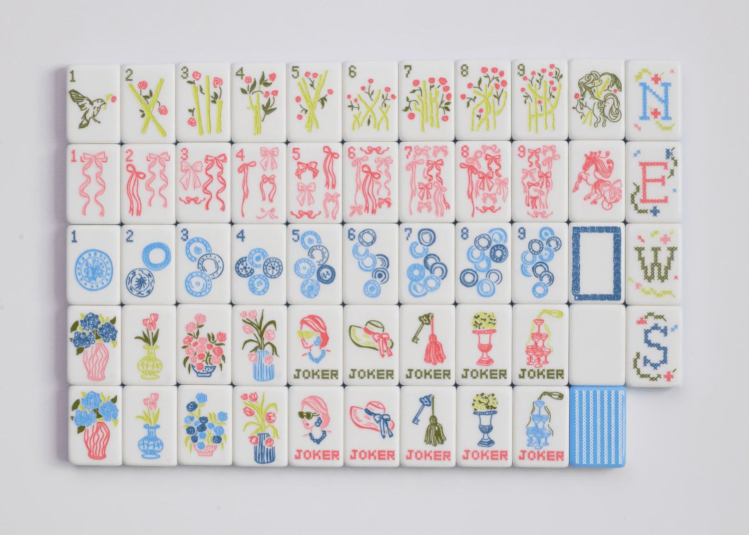 Miss Darling Mahjong Tile Set