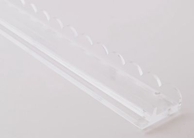 Clear Acrylic Racks with Scalloped Pusher