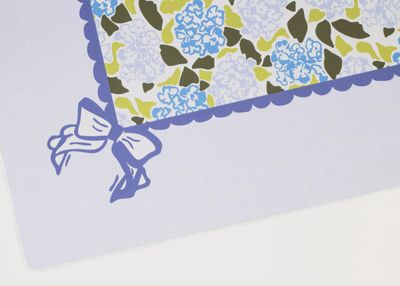 Hydrangea Mahjong Playing Mat