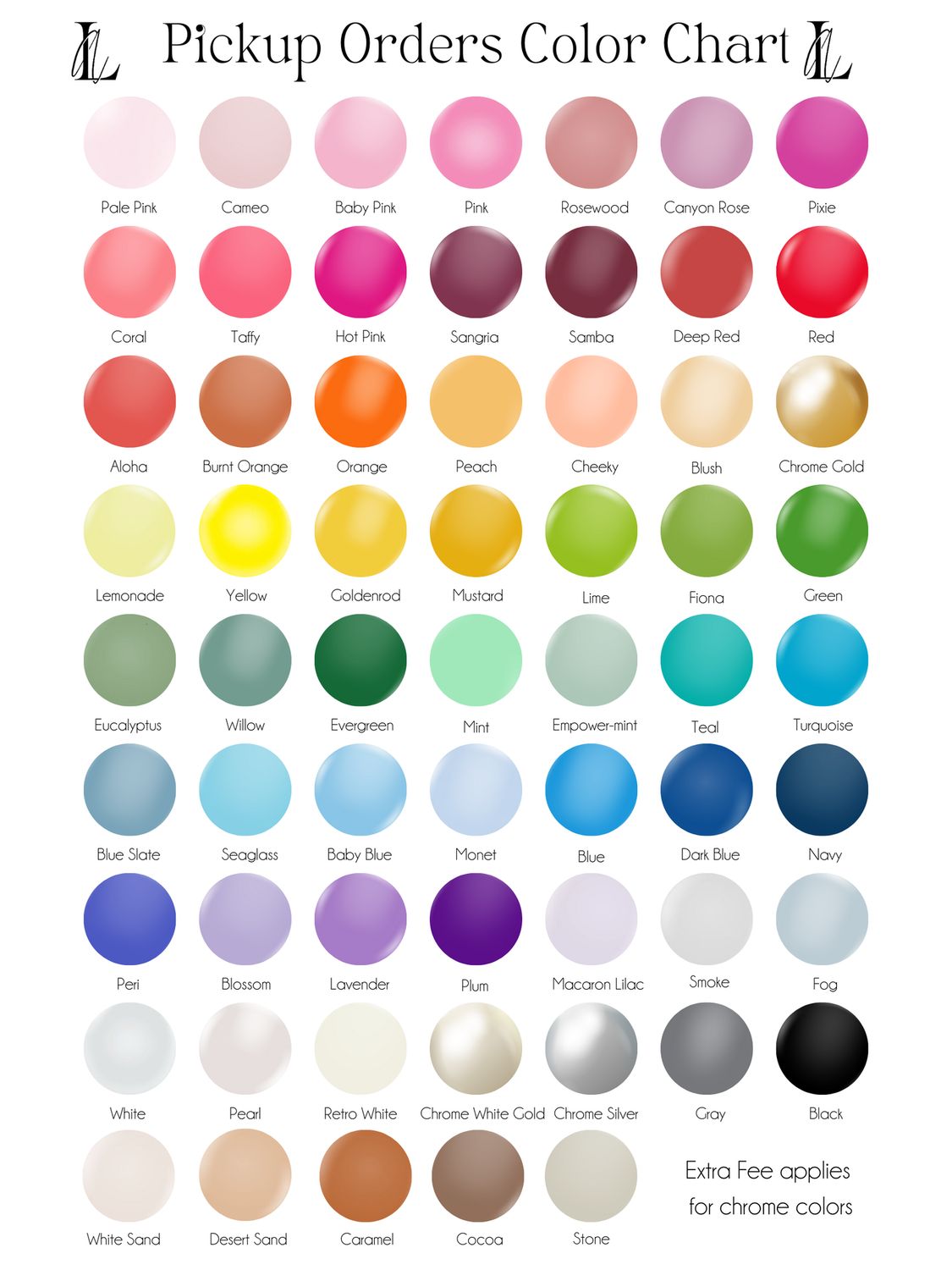 Grab &amp; Go Garland - Chrome Color