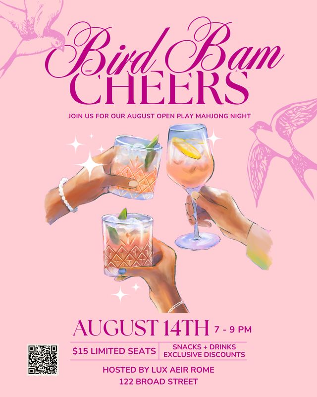 Bird Bam Cheers - Mahjong  Open Play