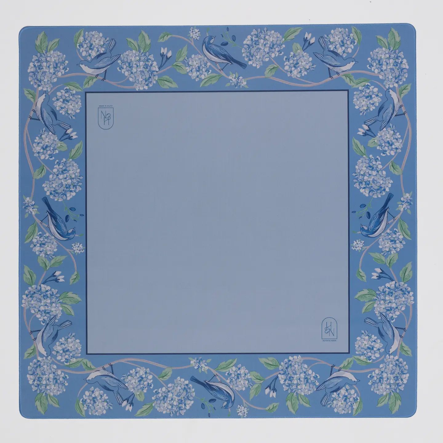 Blue Hydrangea Mahjong Mat