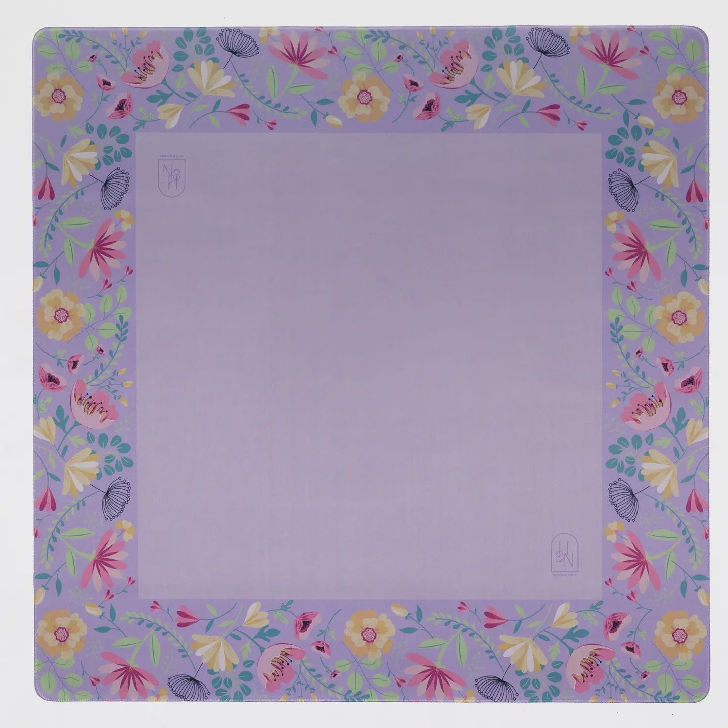 Lavender Floral Mahjong Mat