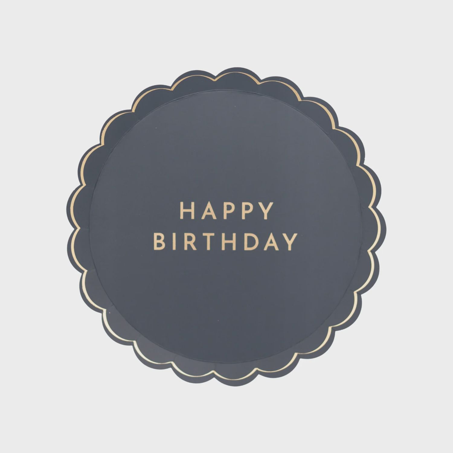 MIDNIGHT BLUE HAPPY BIRTHDAY SMALL PLATES